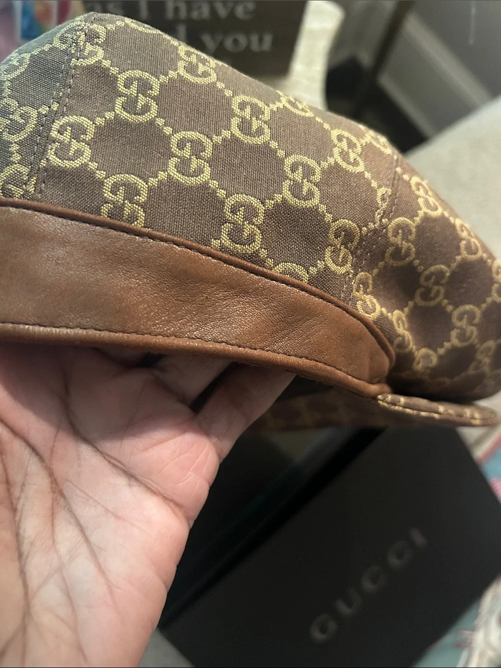 Gucci paperboy cap👀🥳🥳❌❌❌